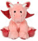 Gipsy - Gispy-Dragon Floppy 30 cm rosa Plüsch für Kinder in 3 Farben - 071535, 071535