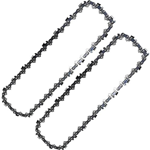 Morocca 2PC Low Profile Chain for Worx WG322, WG322.9, WG323, WG323.9 - 3/8, 40 Drive Links, 10