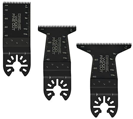 Dremel MM479 Universal Quick Fit Oscillating Wood Fine Cut Blade Kit (3-Piece)