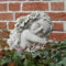 Storm's Gartenzaubereien Gartenfigur - Mädchenkopf - Büste mit Sonnenblume 22cm romantische Outdoorfigur, Deko für den Garten