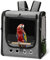 Suertree Rucksack für Vögel Mit Holzstab, Tragetasche, Reisekäfig, Leichter Papageien-Rucksack, Tragbare Reisetasche, Haustier Transparente Atmungsaktive Transportbox (X-Large)