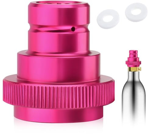 VMUTGA CO2 Quick-Adapter, Schnelladapter für CO2 Soda kompatibel mit Duo/Art/Terra Sprudelwasserbereiter, Sodastream Adapter 425g Zylinder 60L Trapezgewinde TR21-4