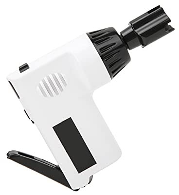 Guitar String Winder, Plastic + Metal Multifunction Electric String Winder Cutter String Winder Tool for Ukulele 2.7‑4.3V (White)