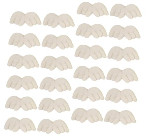 Tofficu 50stücke Engel Flügel Filz Patches Praktische Zubehör Für Kleidung Socken Und Dekoration Vivid Wing Shaped Applikationen Für Kreative Kostüme Und Anlässe