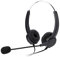 Akozon Cuffie Centrali per Chiamate e Chiamate Crystal RJ9 con Comoda Cuffia per Telefono Cordless con Cancellazione del Rumore