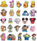 GSXNKK Cartoon Shoe Charms Decoration for Kids Boys Girls Men Women, DIY Shoe Charms Gifts For Party Birthday Gifts