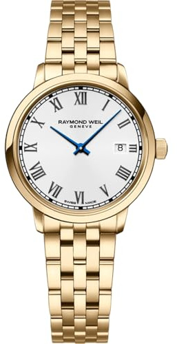 Raymond Weil Women's Analogue Swiss Quartz Watch with Stainless Steel Strap 5985-P-00359