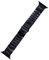 MVGVPLVLTNN Satine H Strap For Apple Watch Series 10 Ultra2 9 8 7 6 Stainless Steel Band For Iwatch 46MM 42MM 41mm 45mm 49MM(Black H,46mm(For Iwatch10))
