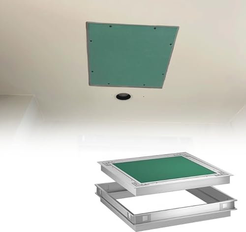 Trampilla Pladur Placa Cuadrada para Panel de Acceso de Plomería, 250x250, 300x300, 350x350, 400x400, 450x450, 500x500 Mm, Puerta de Inspección de Paneles de Yeso para Sistemas de Ventilación(250x250m