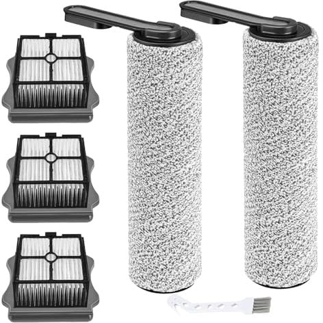 Rrochio Accessori Ricambi per Tineco S5 Pro 2, 3 Filtri HEPA 2 Spazzole per Aspirapolvere Tineco Floor One S5 Pro, S5, S5 Extreme Lavapavimenti Accessorio di Ricambio Originale