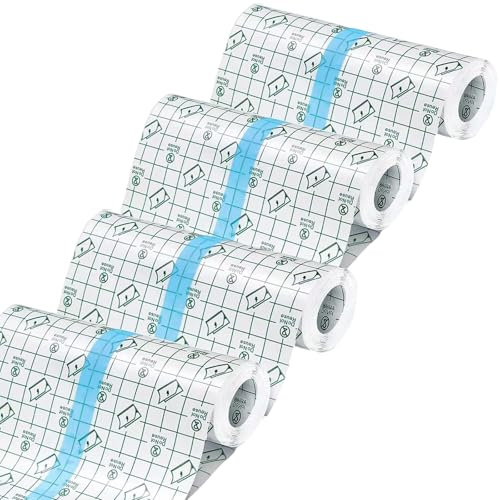 AUXHCYL 15cm x 4m Duschpflaster Wasserfest Groß Nach Op,Transparent Tattoo Folie Heilung, Second Skin Tattoo Pflaster Wasserdicht für Sport und Duschen