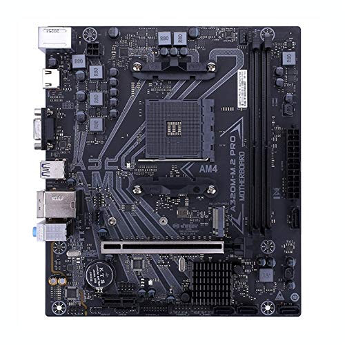 XYYZXKL Placas Base de Ordenador Placa Base Fit For A320m-M.2 Pro V15 DDR4 Dual Canal 3200/2400 / 213HZ SATA 6GB / S para AMD AM4 Socket 3000 Series Procesadores Placa Base de Escritorio