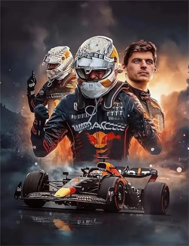 F1 Verstappens Classic Racings Posters - Puzzles 1000 Stück - Colourful Puzzle - Gedächtnis Spiele Für Erwachsene - Spielzeug Zum Stressabbau Für Die Ganze Familie Gifts - Pk85Zw