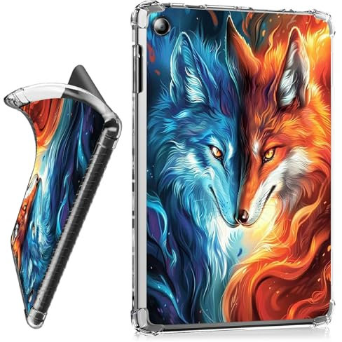 RWUTYTIUL Funda transparente para tablet Amazon Kindle Fire Max 11 (13ª generación 2023) de 11 pulgadas, carcasa protectora transparente a prueba de golpes, ligera, accesorios de TPU para mujeres y