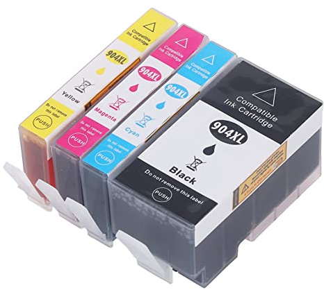 plplaaoo Schwarze Farb Tinte patronen Combo Hochwertiges 4 PCS Set für Office Jet Pro 6970 All in One Drucker-Ersatz-Tinten patrone BK C M Y
