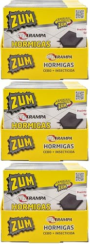 ZUM - Trampa para Hormigas 1 Ud, Estandar (Paquete de 3)