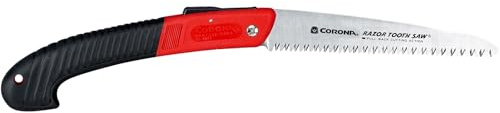 Corona RS 7041 Razor Tooth Folding Saw, 7-Inch Blade , Red