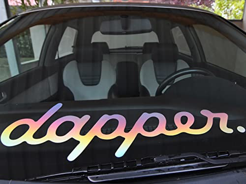 Dapper Aufkleber Hologramm Oilslick Regenbogenfarben Glitzer Aufkleber