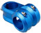 Spank Unisex-Erwachsene Löffel 2, 40 mm Fahrrad-Stiele und Teile, Blau, 40mm