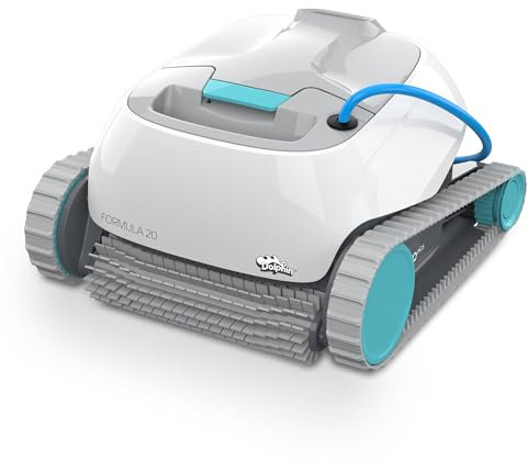 Dolphin Formula 20 Robot limpiafondos automático para Piscinas enterradas de 10m - Sube Paredes - Escaneo Inteligente