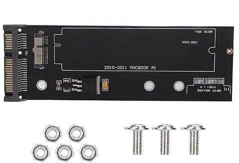 SSD Adapter auf SATA, High Speed SSD 12+6Pin zu 22Pin SATA Festplatten Adapter Karte,Interne SATA SSD Konverter Karte für 2012 A1398 AIR 2010 2011
