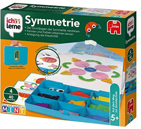 Jumbo Spiele Ich lerne Symmetrie - Lernspiele ab 5 Jahren - Formen und Spiel für 1 Spieler - Vorschule Kindergarten