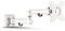 InLine Slatwall 23183B Monitor Bracket Long White