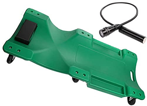 ARCH Garagenrollplatte, Auffahrrampe Pkw, Rollbrett Werkstatt Mit Tragbarem Griff, Flexibler Universal-Läufer, Ergonomisches Deck, Autowerkzeuge, Roller (Color : Green)