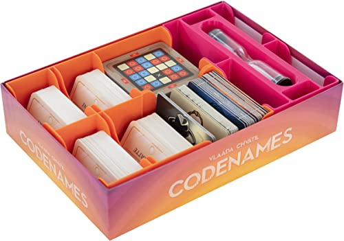 Feldherr Organizer kompatibel mit Codenames - Brettspielbox