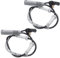 2x ABS Sensor Raddrehzahl Vorne für 1er E81 E87 1er Cabriolet E88 1er Coupe E82 3er E90 3er Cabriolet E93 3er Coupe E92 3er Touring E91 2.0L 2.5L 3.0L 2004-2013 34526760424