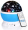 SUNNEST Baby Night Light Projector with Remote, 360° Rotation Star Projector 4 LED Bulbs Starry Sky Lights 8 Color Changing Romantic for Kids - Blue