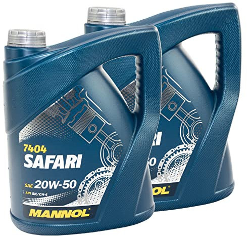 Motoröl Motor Öl MANNOL 20W-50 Safari API SN/CH-4 2 X 5 Liter
