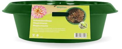 Andermatt Biogarten SchneckenStopp FE groß – natürlicher Schneckenschutz aus robustem Stahlblech, wiederverwendbarer Schneckenkragen, das Schweizer Original, 28 cm Durchmesser, grün