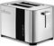 Ufesa Duo Delux Tostador de 2 Ranuras Cortas y Anchas, 850W, 7 Niveles, Función Recalentar, Descongerlar y Cancelar, Bandeja Recogemigas, Inox