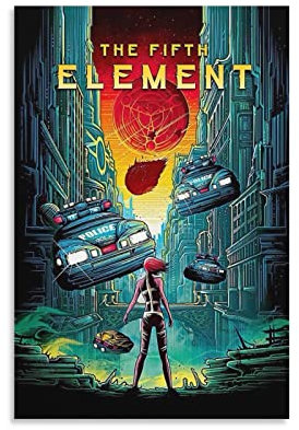 yydds Film Das fünfte Element Leinwand Poster Wandkunst Druck Ästhetische Raumdekoration Malerei Poster Home Office Dekoration 30 x 45 cm