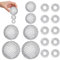 Zocipro 6 Stück Magnetic Acupressure Balls mit 10 massageringe für finger, Massageball Magnetisch, Igelbälle Massagebälle 32 mm/47 mm/56 mm,Skills Igelball Massage Set für Stress Relief oder Massage