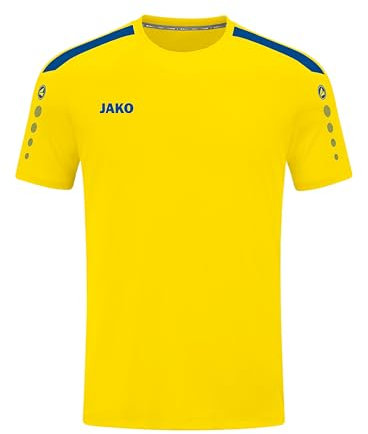 JAKO Herren Trikot Power (Kurzarm), Citro/Royal, L
