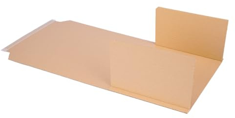 verpacking Buchverpackung 310 x 250 x 20-70 mm DIN A4 selbstklebend (Außenmaß 350 x 250 x 20-70 mm) Universal Wickelverpackung (100 Stück)