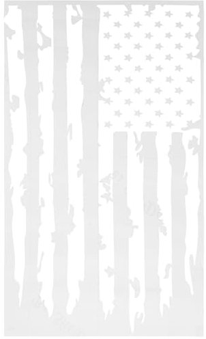 Amerikanische Flagge Autoaufkleber Wetterfester Car Decal Für Jedes Fahrzeug Einfach Zu Entfernen Personalisierte Dekoration Für Off-road Pkw-modelle