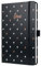 SIGEL J5335 Wochenkalender Jolie 2025, Dark Love, ca. A5, schwarz, Hardcover, Gummiband, Stiftschlaufe, Einstecktasche, 174 Seiten, vegan, Buchkalender, Terminplaner