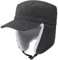 Gefomuofe Unisex Fliegermütze Rib Bomber Aviator Pilot Hat Faux Fellmütze Winter Russische Mütze Herren Bomber Hut Fliegermütze Erwachsenen Wintermütze Ohrenschützer