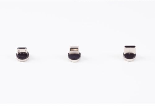 Shiverpeaks USB-A Magnetkabel, 3in1, 540°, 7-Pin, weiß, 2,0m