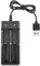 18650 Battery 2-Slots 5V USB Rechargeable Battery Telescopic Lithium Battery with Overcharge Protection Fit for 18650/18500/18490/16340/14500 Battery Chargers