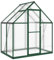 vidaXL Serre avec Cadre de Base Vert 169x114x195 cm Aluminium, Serre en Polycarbonate, Serre de Bricolage, abri de Serre, Serre portative
