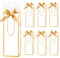 6 Pack Wine Gift Bags with Tissue Paper Wine Bottle Paper Bags with Bow Ribbon for Wedding Birthday Christmas Retirement Party Supplies (White)
