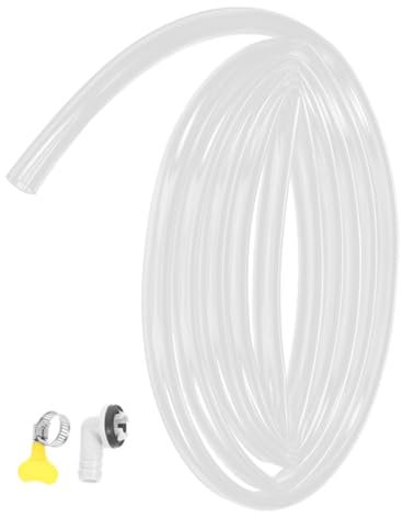 BUGUUYO Universal Air Conditioning Drainage Set Drain Pipe & Hose Connectors for Window AC Units Replacement Air Conditioner Drain Hose Fits Wall Vent Kits & Dehumidifiers