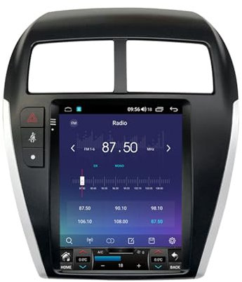 MIVPD Autoradio für ASX 2010-2014 Android 15 Stereo mit 9,7-Zoll-Touchscreen-Unterstützung 5G WiFi Wireless CarPlay Android Auto GPS Navigation Bluetooth USB DSP SWC Rückfahrkamera FM Radio,TS6