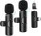 Lavalier Mikrofone für iPhone,Kabellose Clip-Mikrofone (iOS&USB-C 2Mic) für Videoaufnahmen,Interviews,Konferenzen,Podcasts,Live-Streaming