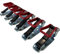 FLEXMO Palier de fermeture avec poignée rouge - Pompiers - Porte-pelle - Porte-hache - Porte-balai - Sécurité de charge - Pompiers - Accessoires de rail d'aviation - 85 x 17 mm - Qualité de KÖGL (8)