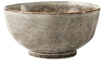 YOPI Geschirr im japanischen Stil mit Steinmuster, Retro-Teller, Speiseteller, Pastateller, Salatschüssel, Teller, Steinzeuggeschirr(Stone6-inchbowl)